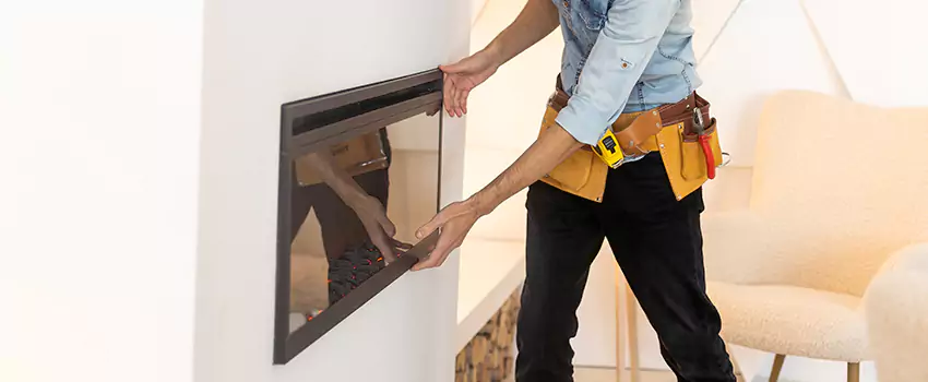Metal Fireplace Installation in Pikesville, Maryland
