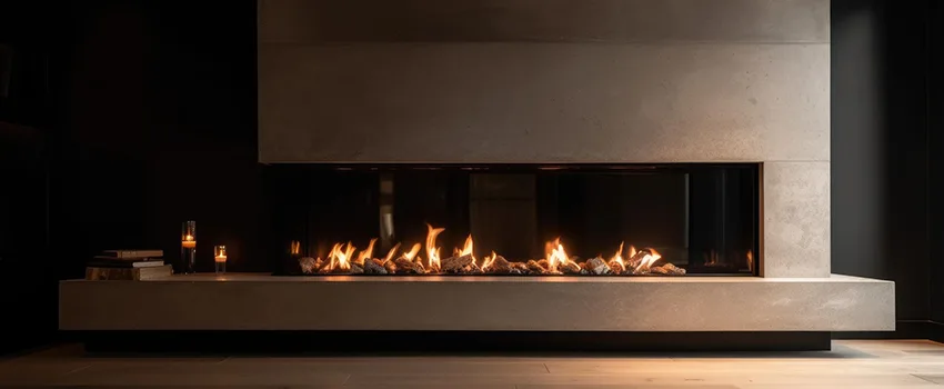 Gas Fireplace Ember Bed Design Services in Pikesville, Maryland
