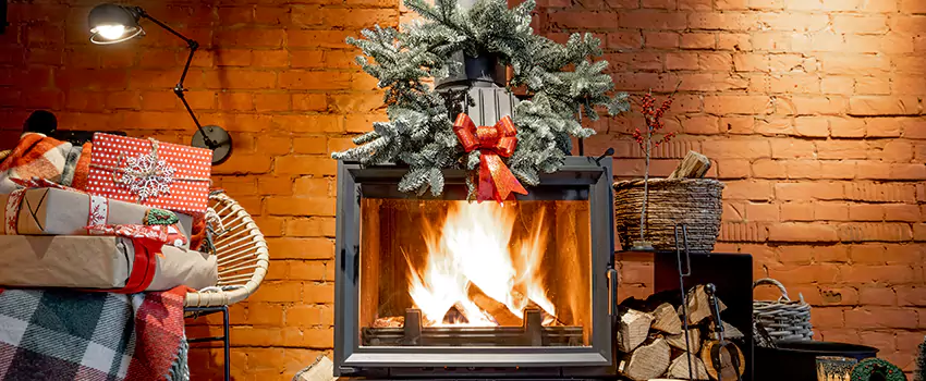 Travis Industries Linear Gas Fireplace Installation in Pikesville, Maryland