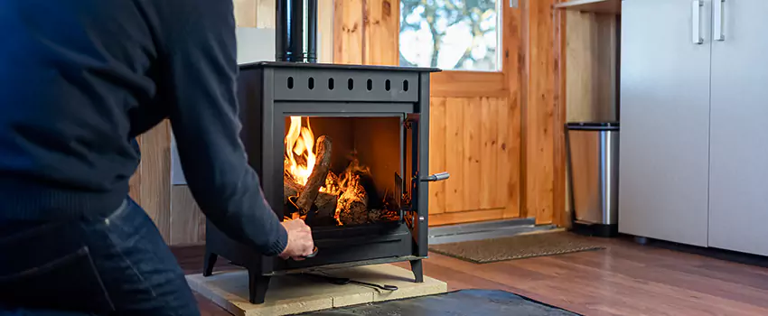Open Hearth Wood Fireplace Installation in Pikesville, MD