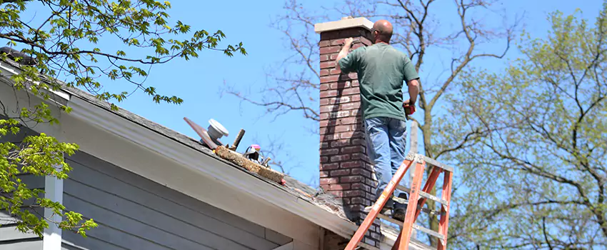 Vinyl and PVC Chimney Flashing Installation in Pikesville, MD
