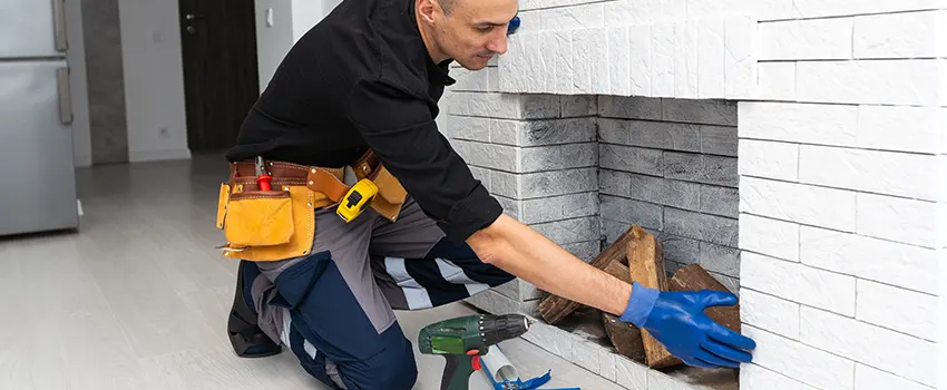 Fireplace Damaged Damper Frame Repair Services in Pikesville, Maryland